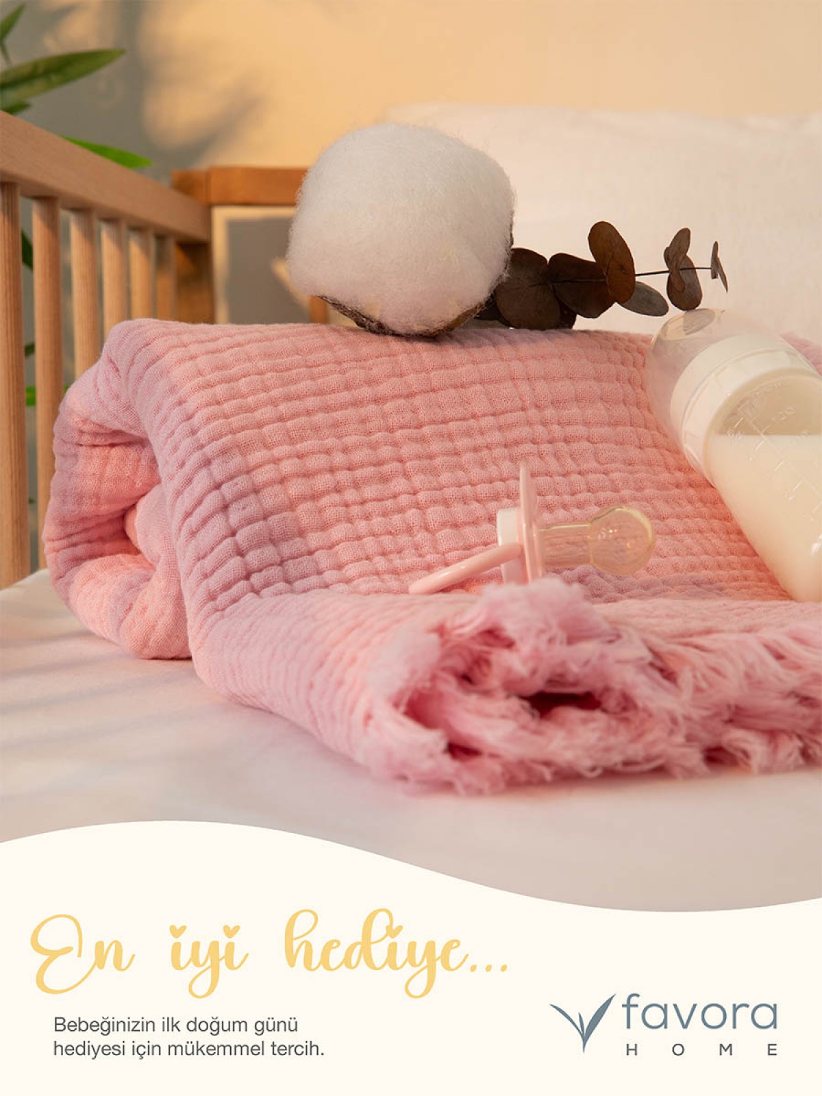 Premium Daisy %100 Pamuk 4 Katlı Müslin Bebek Örtü Premium Daisy %100 Pamuk 4 Katlı Müslin Bebek Örtü