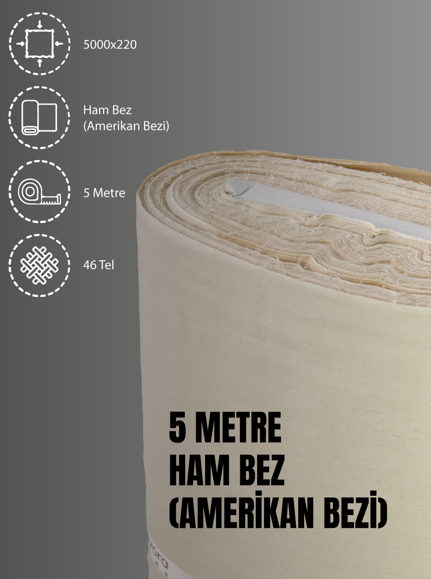 %100 Pamuk 46 Tel Amerikan Bezi Ham Bez Punch Kumaş - Krem 500x220 cm %100 Pamuk 46 Tel Amerikan Bezi Ham Bez Punch Kumaş - Krem 500x220 cm