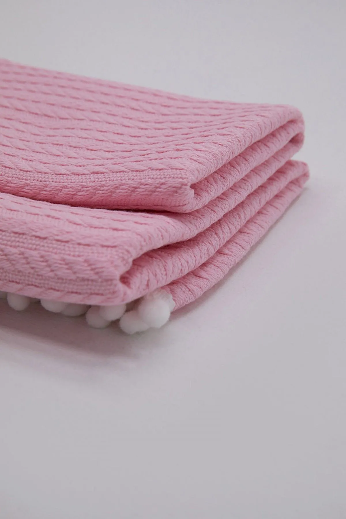 %100 Pamuk Cherry Bebek Battaniyesi - Pembe %100 Pamuk Cherry Bebek Battaniyesi - Pembe