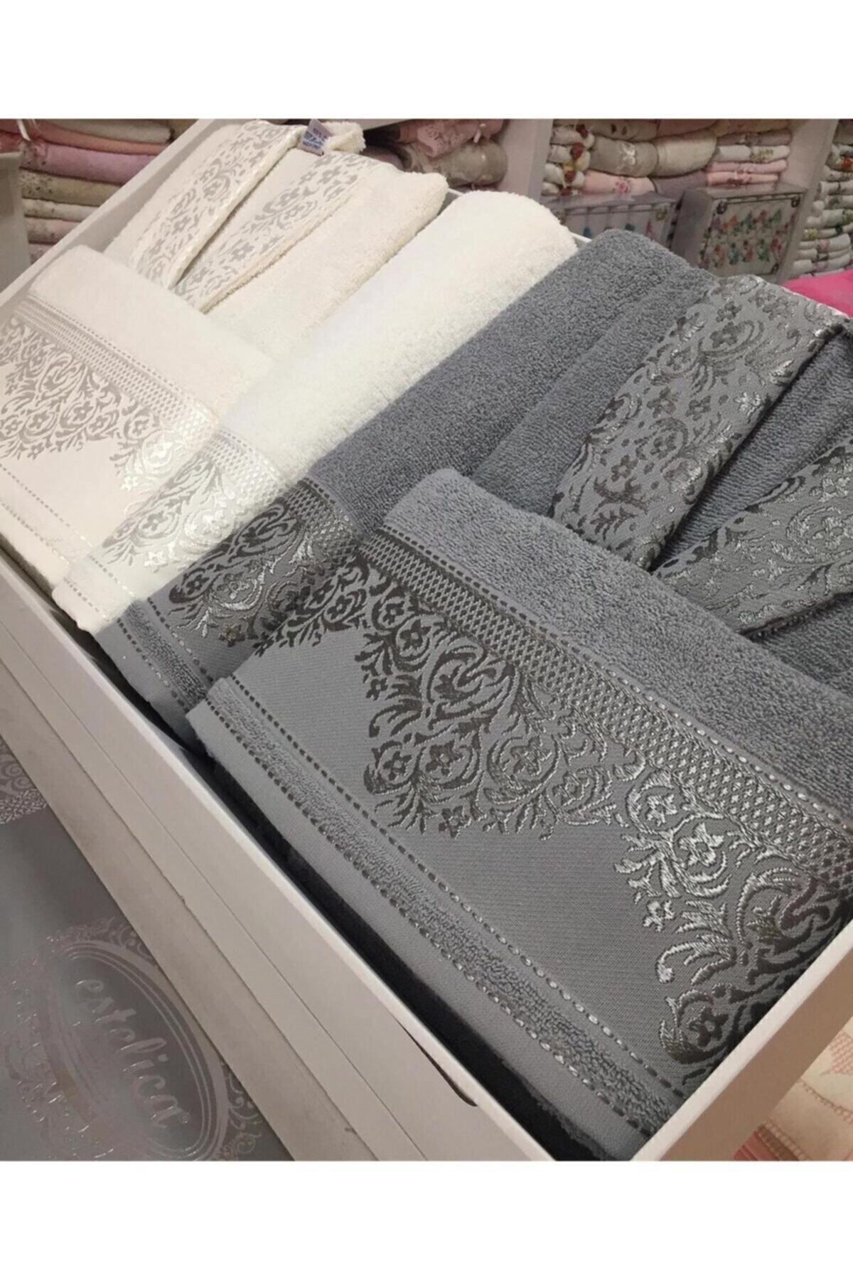 Fiesta 537 Yıldız Desen Gri-Krem