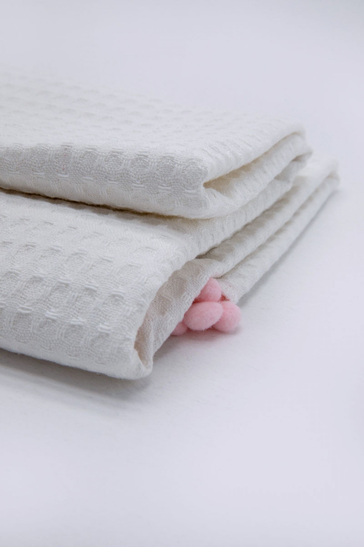 %100 Pamuk Macaron Bebek Battaniyesi - Pembe %100 Pamuk Macaron Bebek Battaniyesi - Pembe