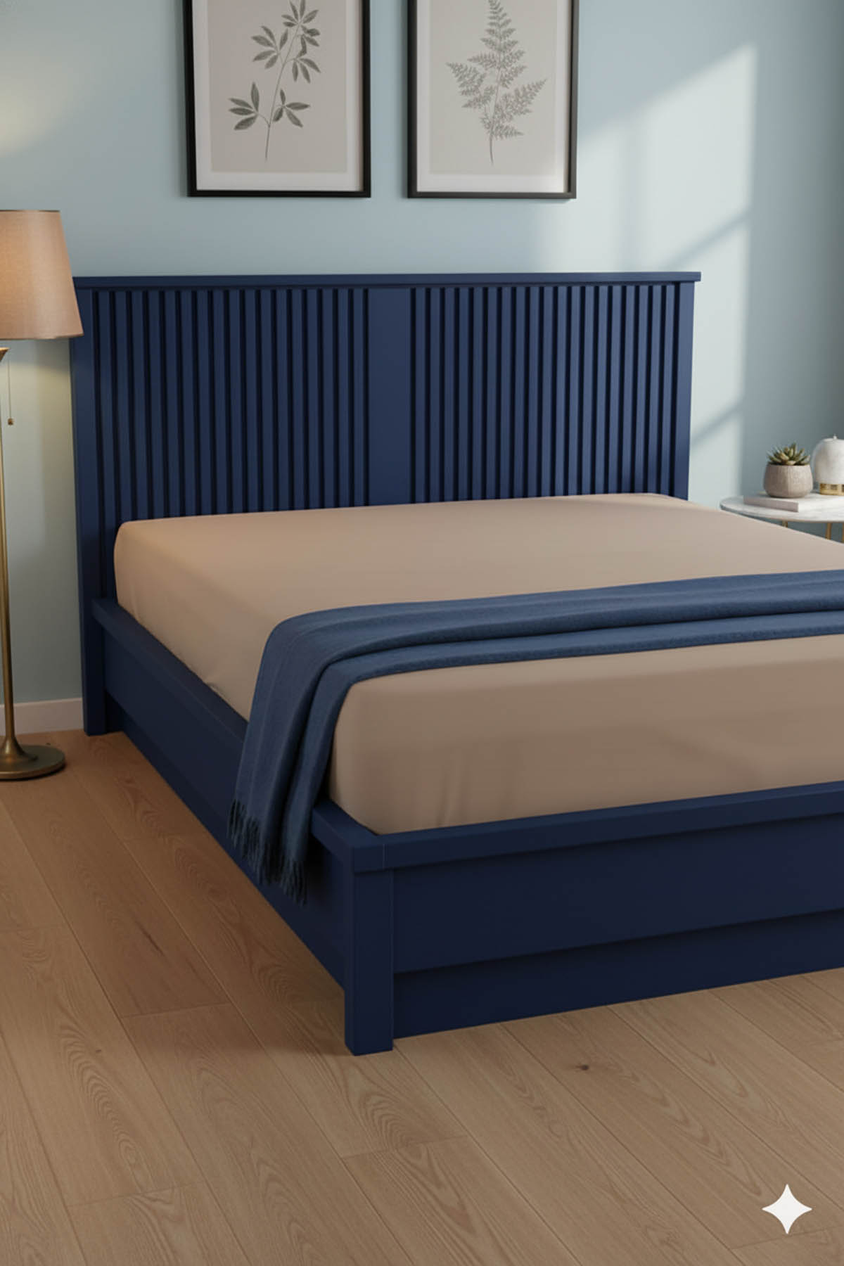 %100 Pamuk Ranforce Premium Çift Kişilik Lastikli Çarşaf - Mocha