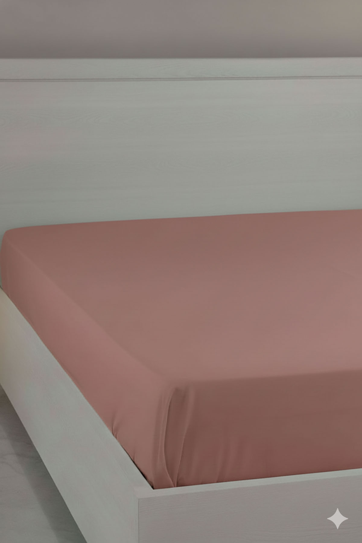 %100 Pamuk Ranforce Premium King Size Lastikli Çarşaf - Pudra %100 Pamuk Ranforce Premium King Size Lastikli Çarşaf - Pudra