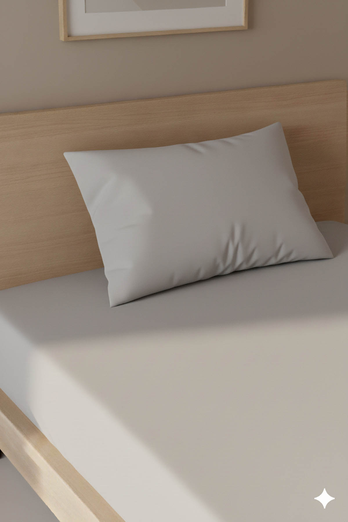 %100 Pamuk Ranforce Premium Tek Kişilik Çarşaf Seti - Koyu Gri