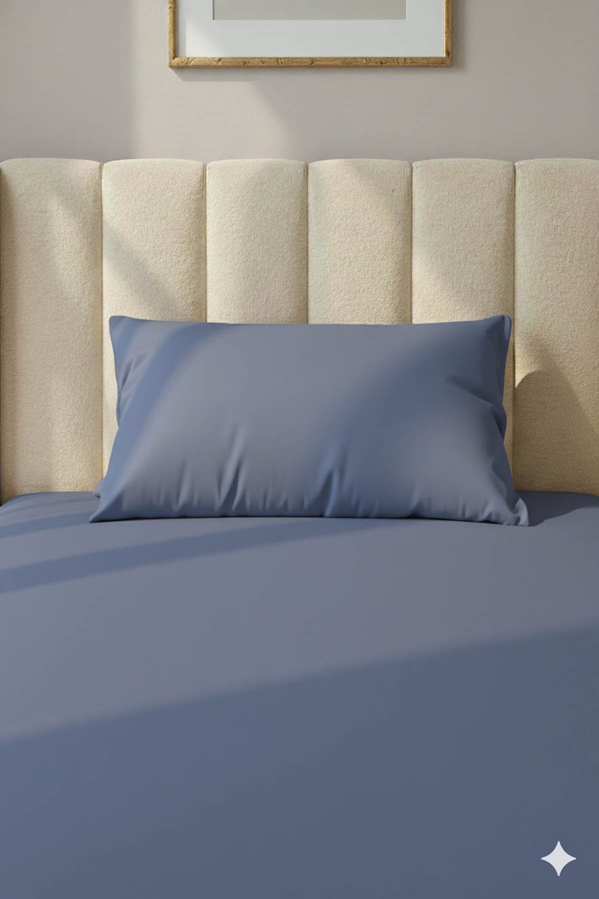 %100 Pamuk Ranforce Premium Tek Kişilik Lastikli Çarşaf Seti - İndigo %100 Pamuk Ranforce Premium Tek Kişilik Lastikli Çarşaf Seti - İndigo