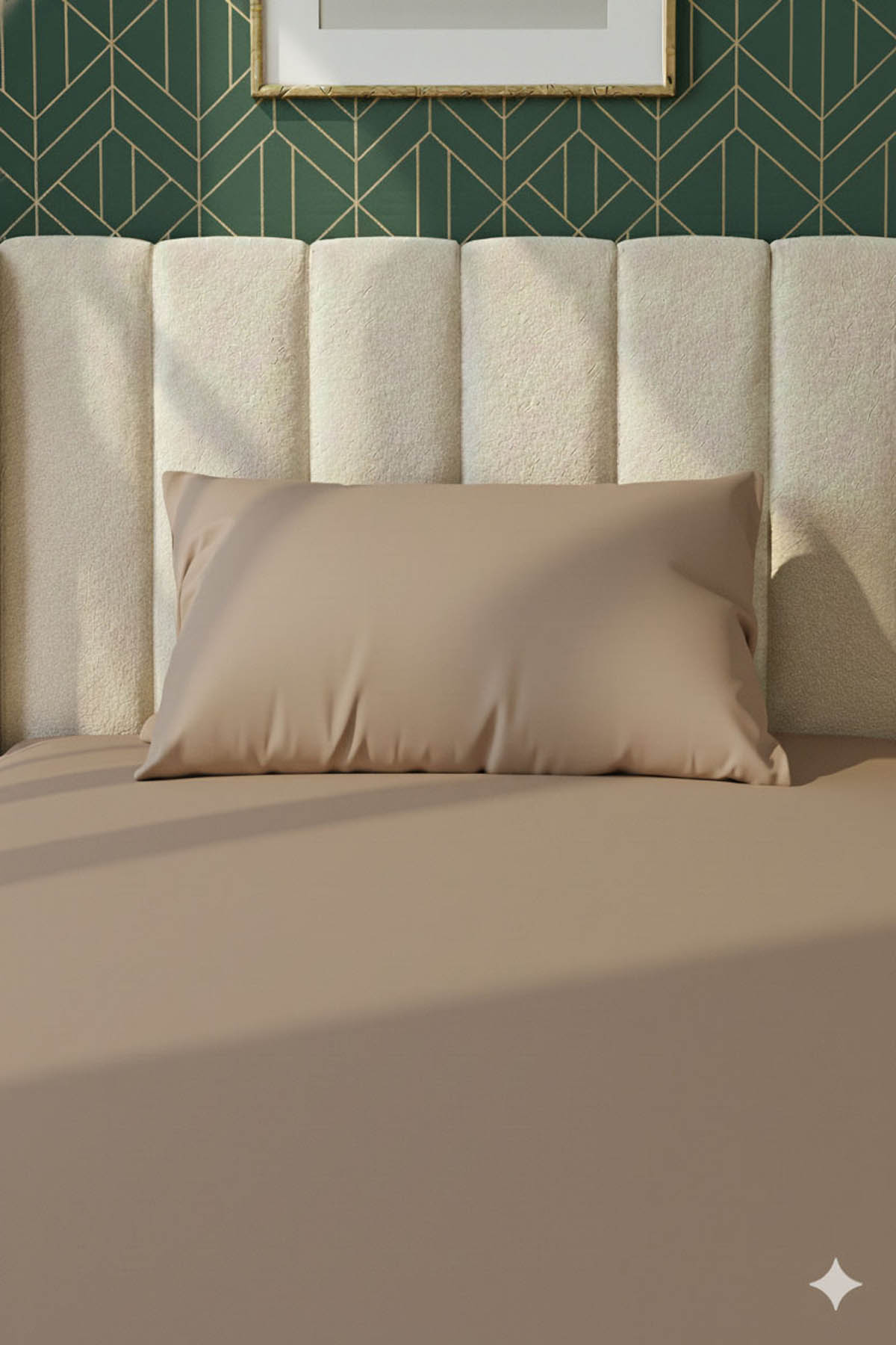 %100 Pamuk Ranforce Premium Tek Kişilik Lastikli Çarşaf Seti - Mocha %100 Pamuk Ranforce Premium Tek Kişilik Lastikli Çarşaf Seti - Mocha