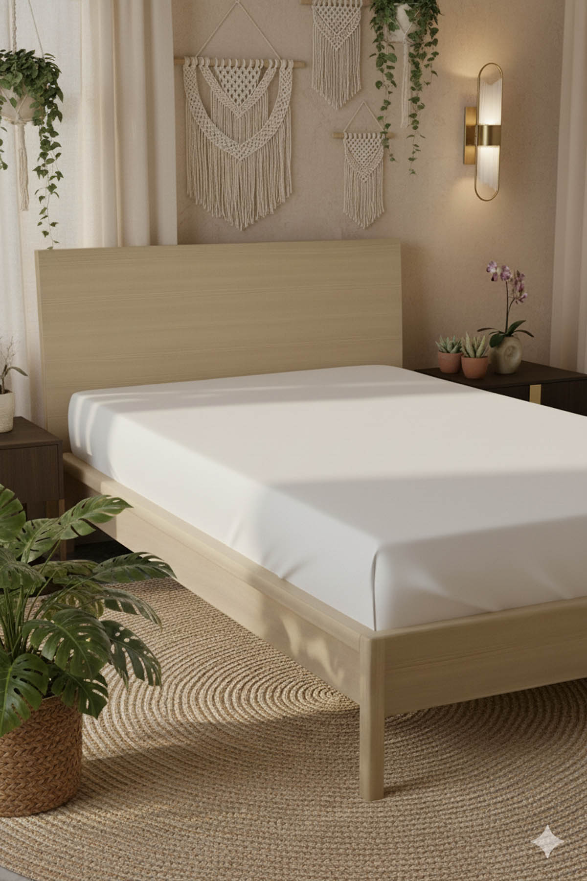 %100 Pamuk Ranforce Premium Tek Kişilik Plus Lastikli Çarşaf - Beyaz %100 Pamuk Ranforce Premium Tek Kişilik Plus Lastikli Çarşaf - Beyaz