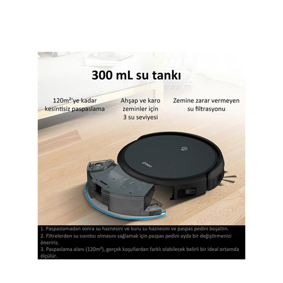 360 Robot Süpürge C50