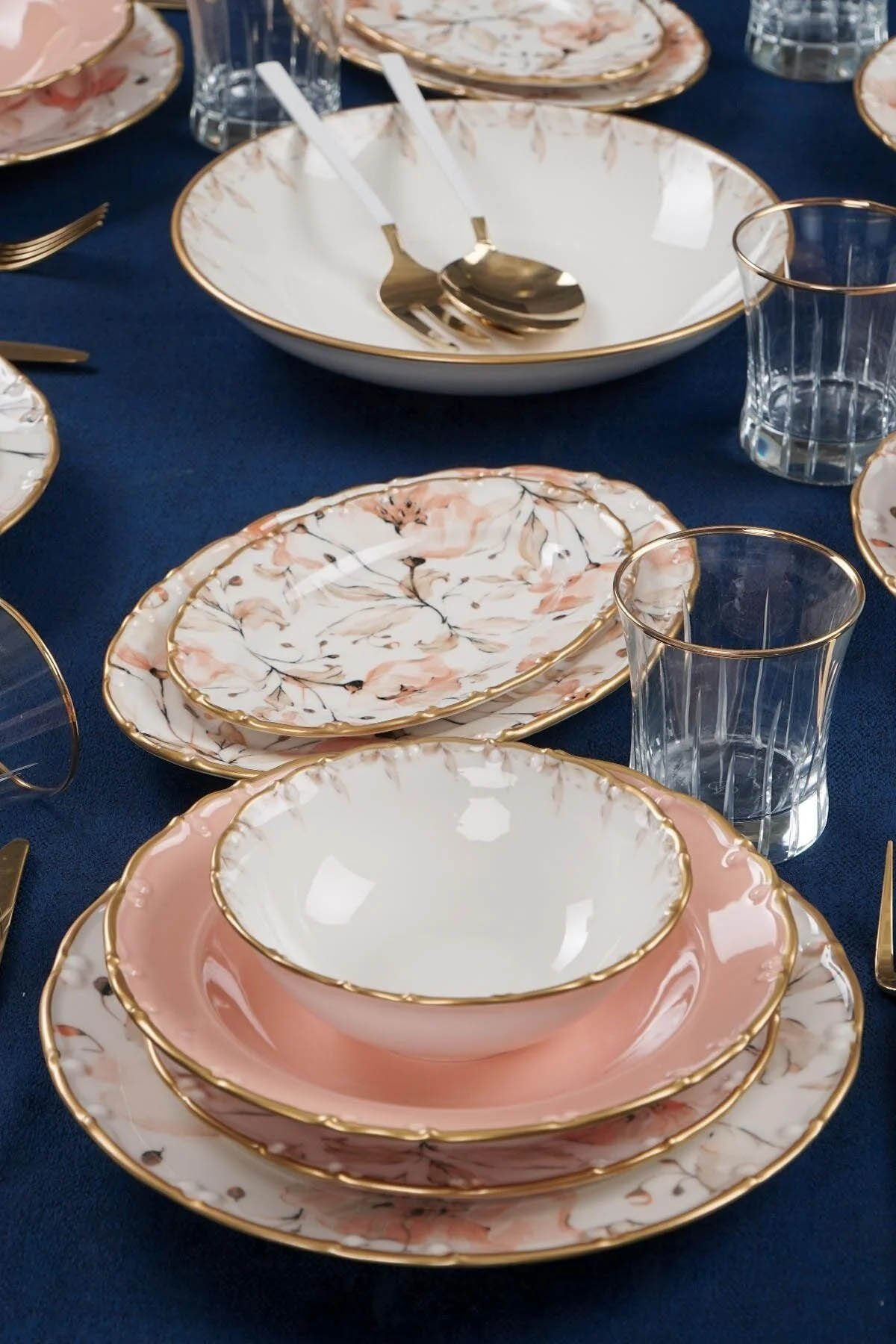 Acar 29 Parça Mari Gold Yemek Takımı - Gold Acar 29 Parça Mari Gold Yemek Takımı - Gold