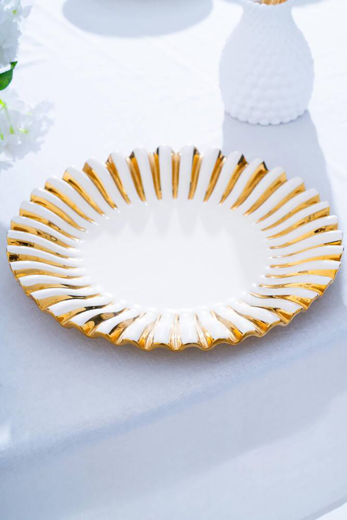 Acar Alba Dekoratif Sunum Tabak - 33 cm SKY-07480