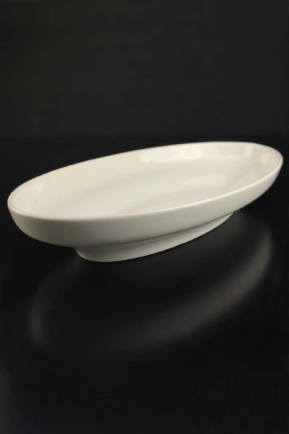 Acar Aria Collection Oval Derin Kayık Tabak - 32 cm POR-05295 Acar Aria Collection Oval Derin Kayık Tabak - 32 cm POR-05295