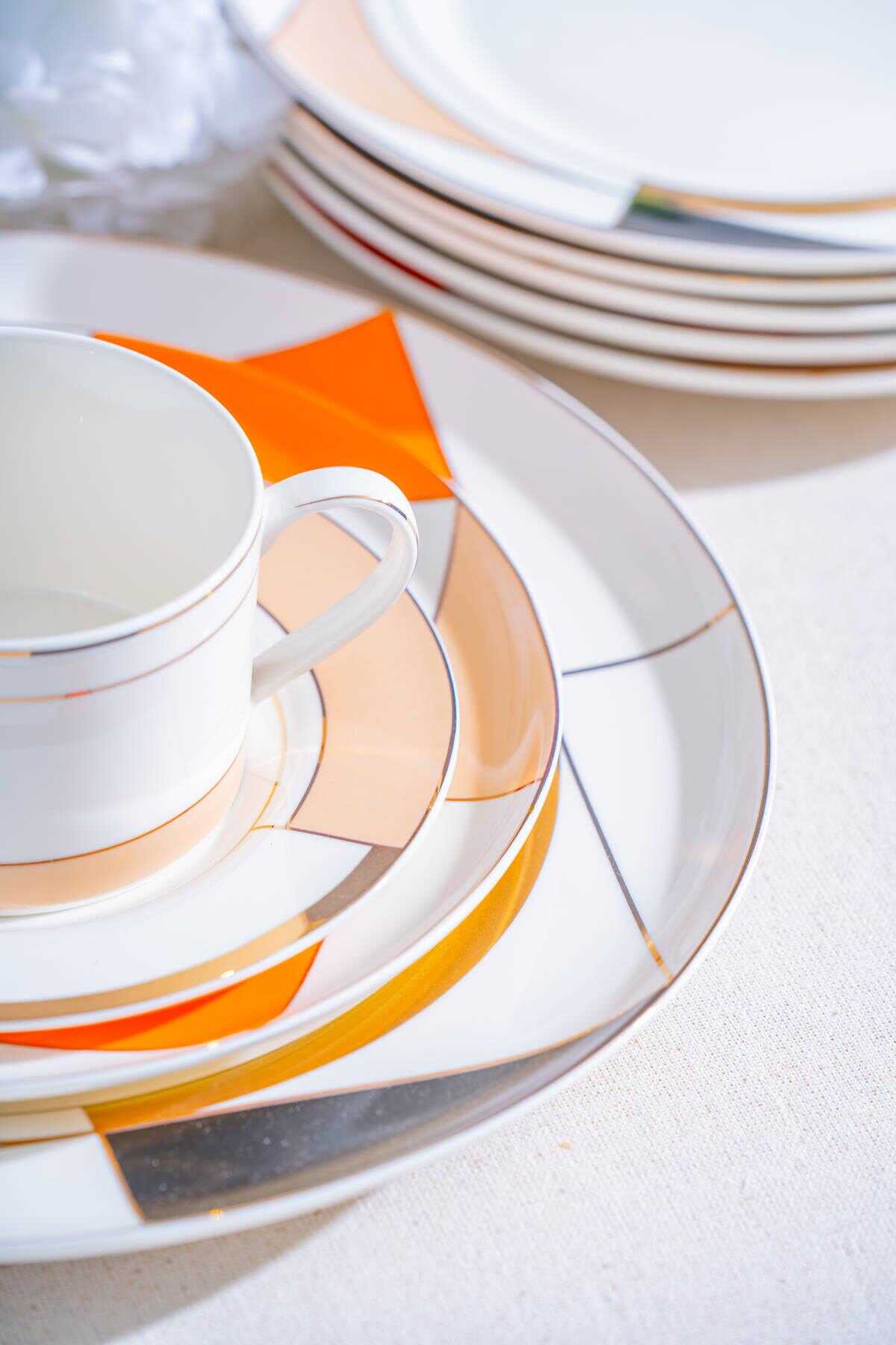 Acar Arıeta Porselen 6 Kişilik 19 Parça Pasta Seti NCY-07079 Acar Arıeta Porselen 6 Kişilik 19 Parça Pasta Seti NCY-07079