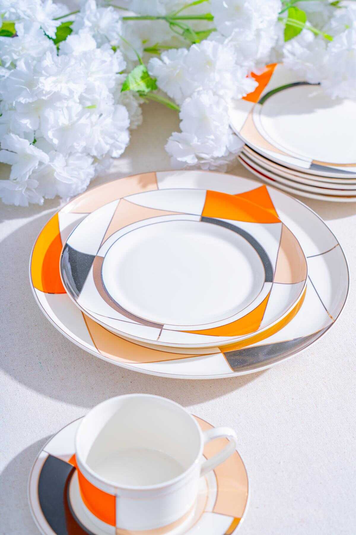 Acar Arıeta Porselen 6 Kişilik 19 Parça Pasta Seti NCY-07079 Acar Arıeta Porselen 6 Kişilik 19 Parça Pasta Seti NCY-07079