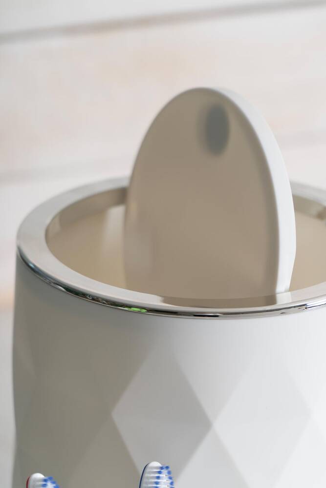 Acar Astoria Baklava Desen 5 Parça Banyo Seti - Beyaz AKR-06468