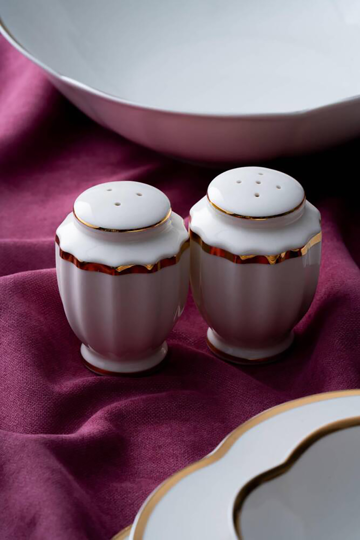 Acar Aveline 6 Kişilik 29 Parça Porselen Yemek Takımı - Gold GBY-06957