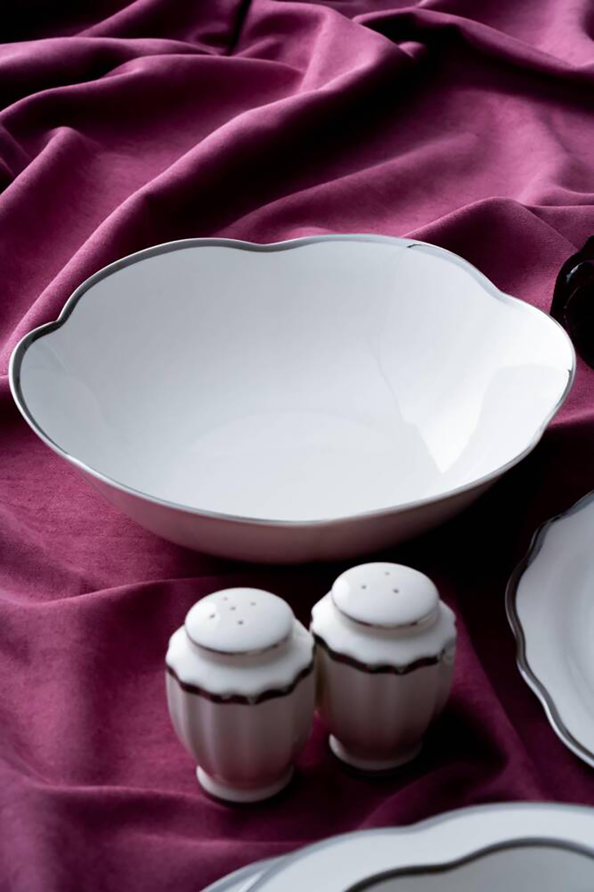 Acar Aveline 6 Kişilik 29 Parça Porselen Yemek Takımı - Silver GBY-06955