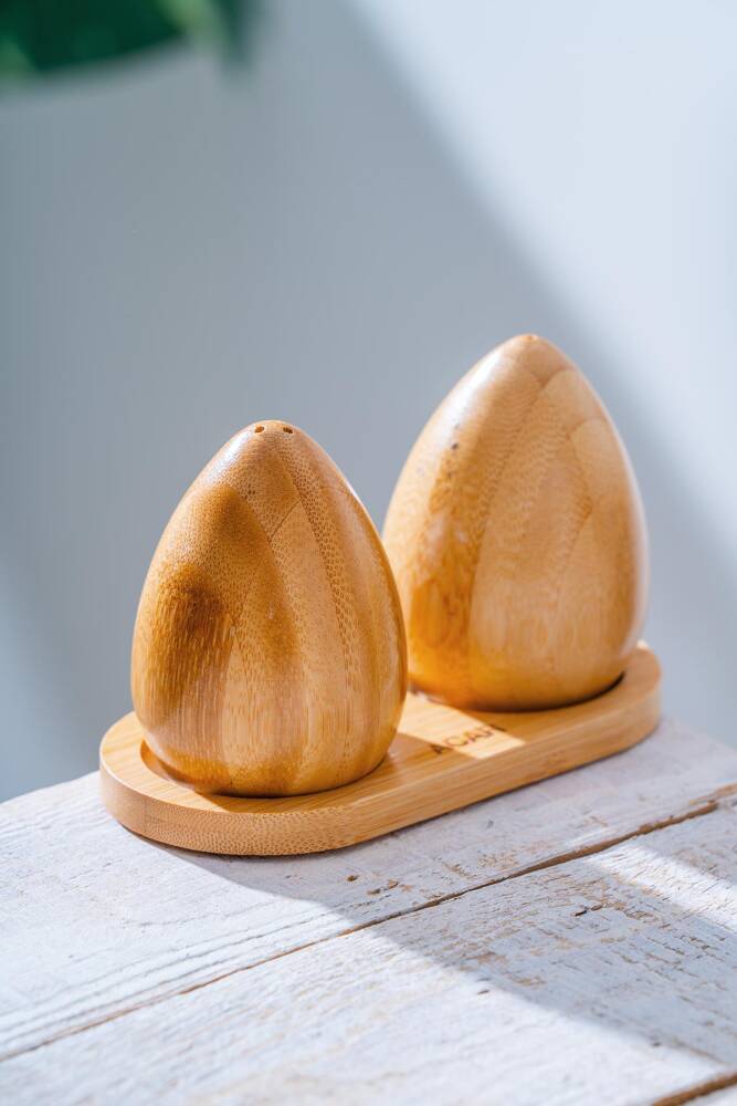 Acar Bambu Standlı 2 li Tuzluk/Biberlik Seti - 14 cm ACR-570 Acar Bambu Standlı 2 li Tuzluk/Biberlik Seti - 14 cm ACR-570