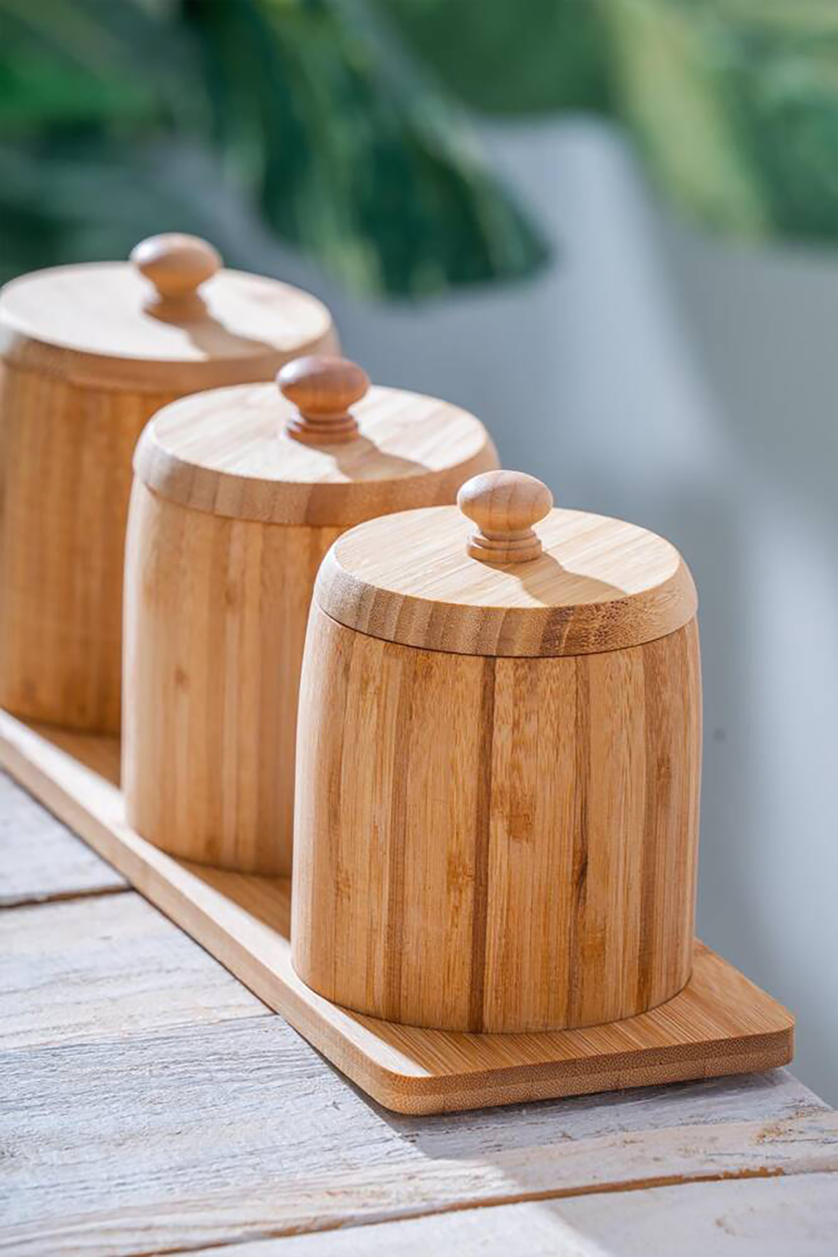 Acar Bambu Standlı 3 lü Baharat Takımı ACR-515 Acar Bambu Standlı 3 lü Baharat Takımı ACR-515