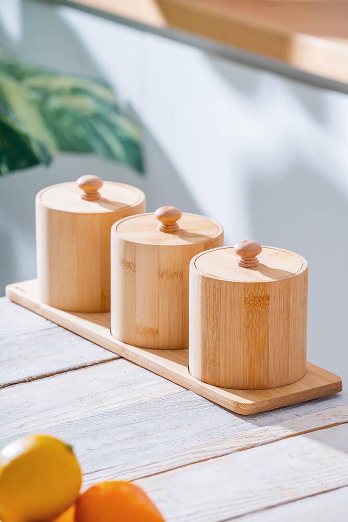 Acar Bambu Standlı 3 lü Baharat Takımı ACR-517 Acar Bambu Standlı 3 lü Baharat Takımı ACR-517