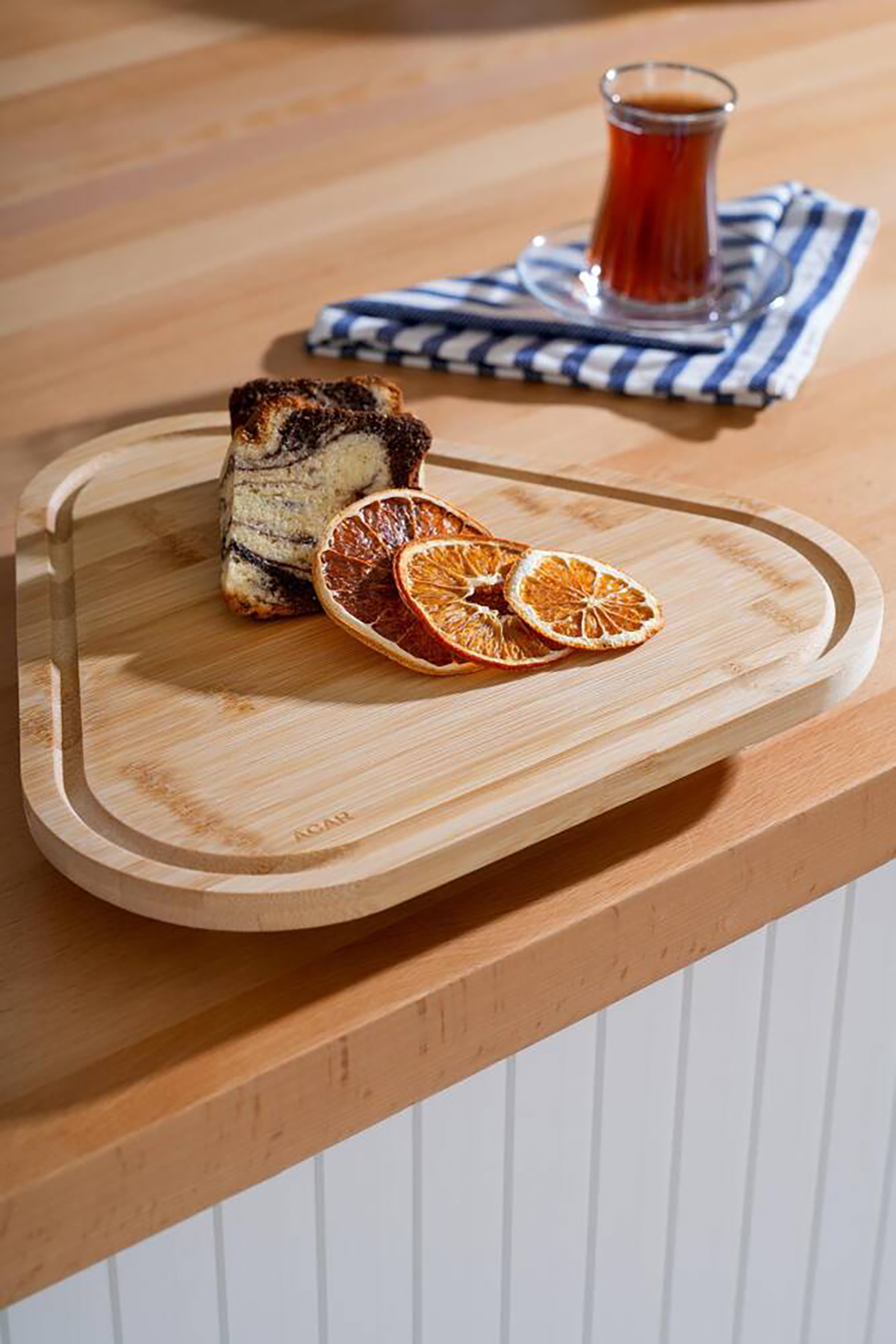 Acar Bambu Sunum Tabak - 29 cm ACR-252 Acar Bambu Sunum Tabak - 29 cm ACR-252