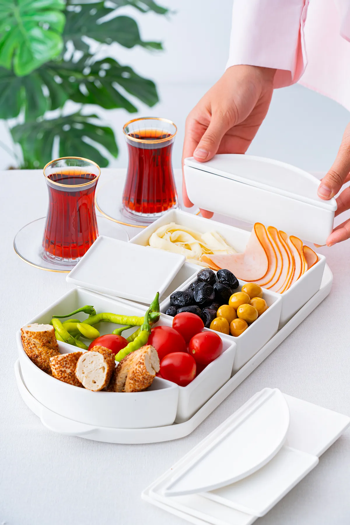 Acar Bianco Perla 6 lı Porselen Oval Kahvaltılık SCT-21-0420 Acar Bianco Perla 6 lı Porselen Oval Kahvaltılık SCT-21-0420