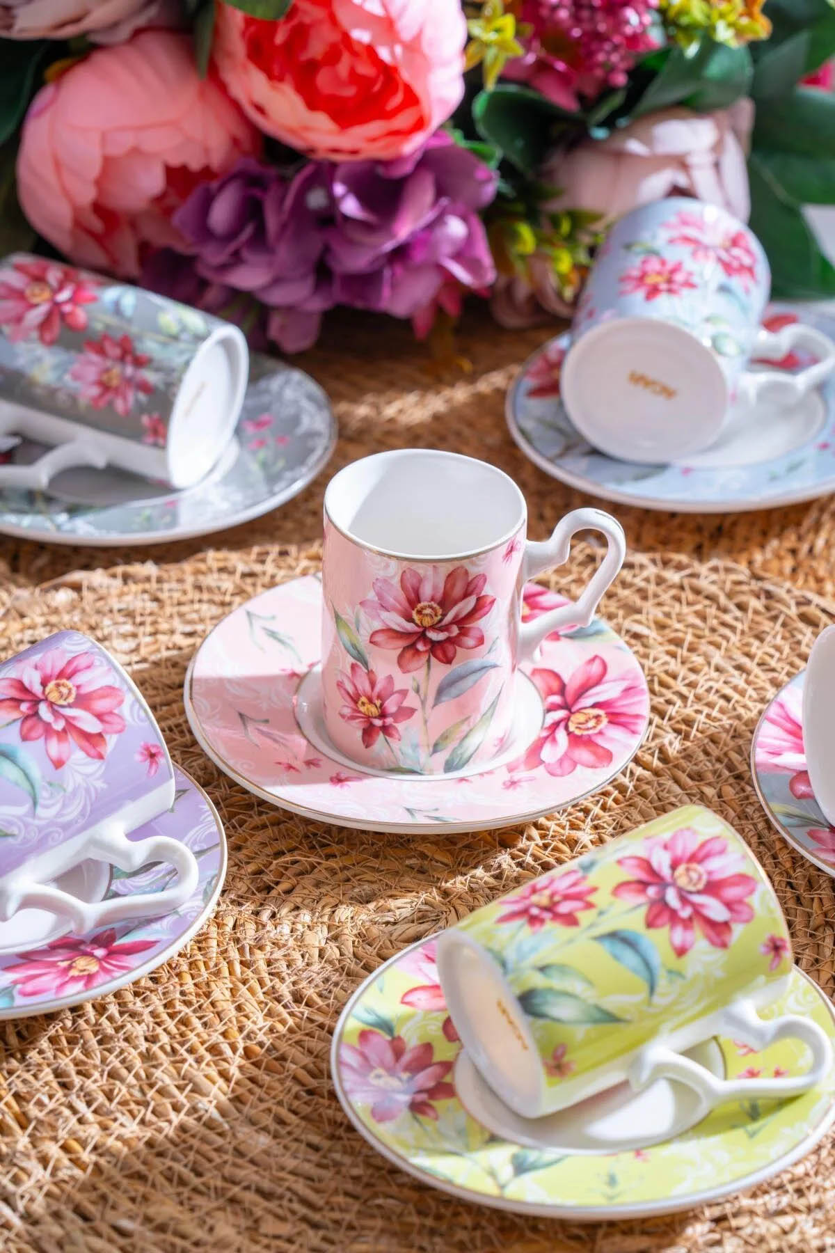 Acar Bohemia 6 lı Kahve Fincan Takımı MXG-07167 Acar Bohemia 6 lı Kahve Fincan Takımı MXG-07167