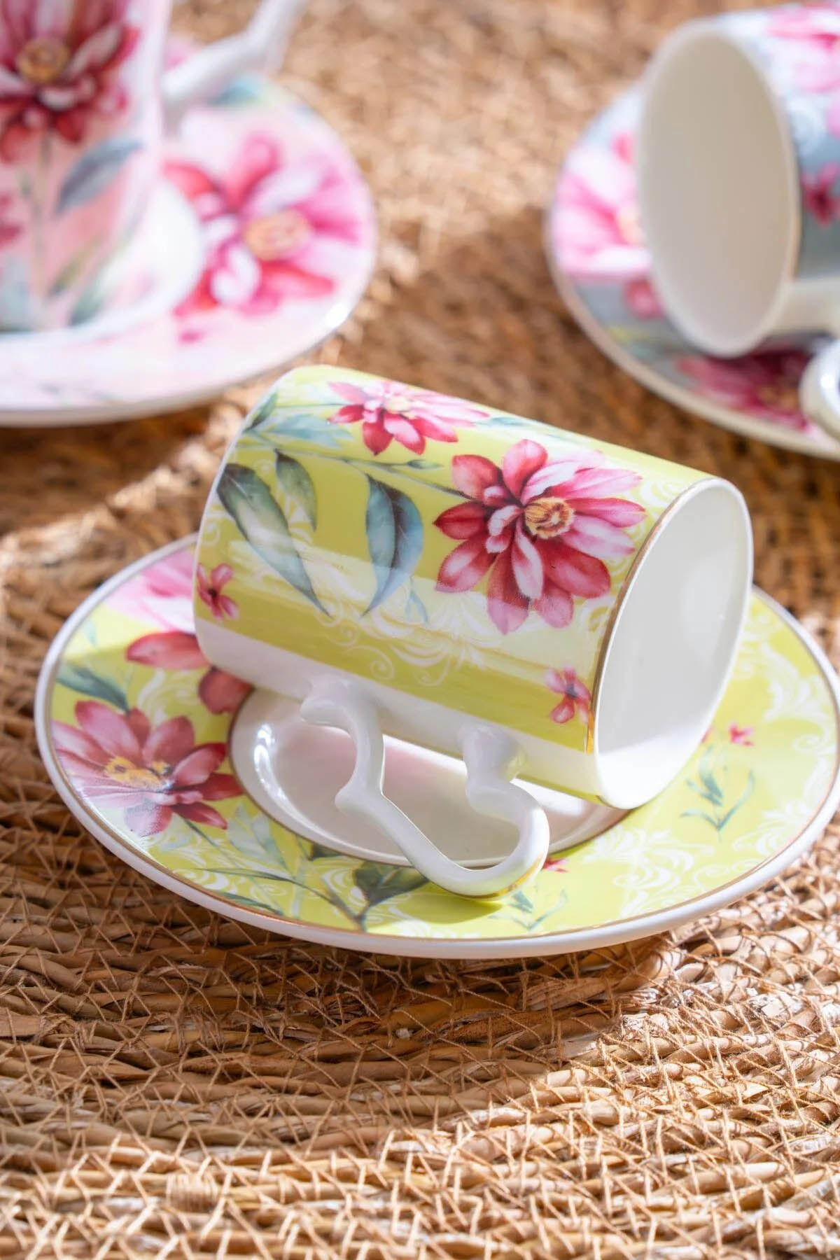 Acar Bohemia 6 lı Kahve Fincan Takımı MXG-07167 Acar Bohemia 6 lı Kahve Fincan Takımı MXG-07167