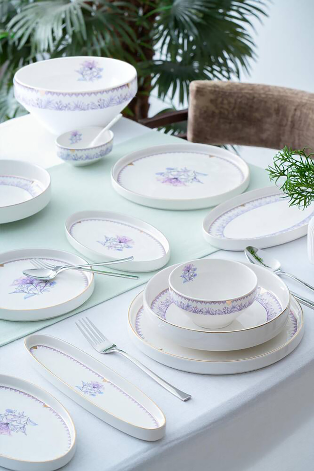 Acar Camaro 6 Kişilik 45 Parça Kahvaltı & Yemek Takımı PORWM-05308