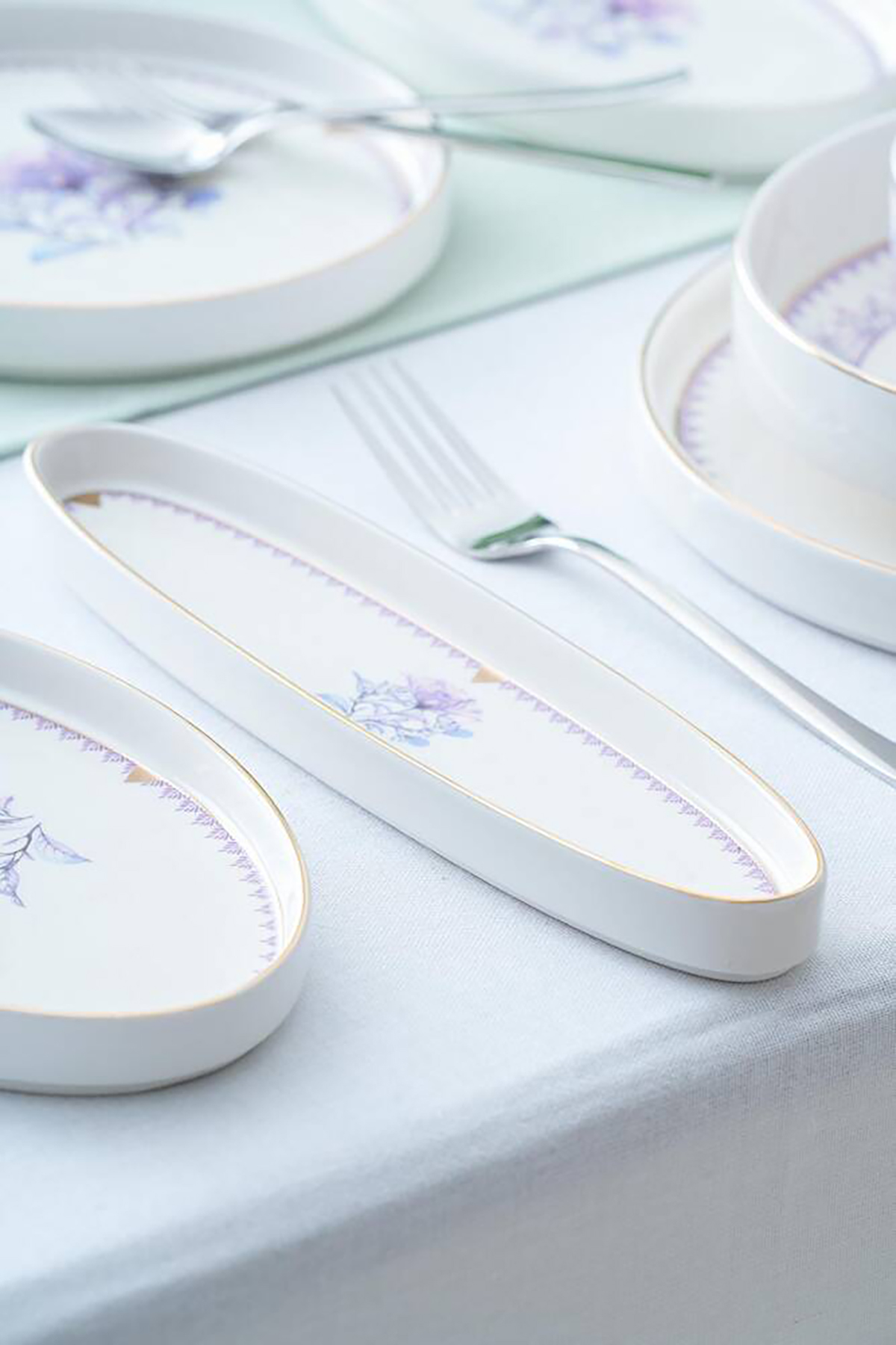 Acar Camaro 6 Kişilik 45 Parça Kahvaltı & Yemek Takımı PORWM-05308