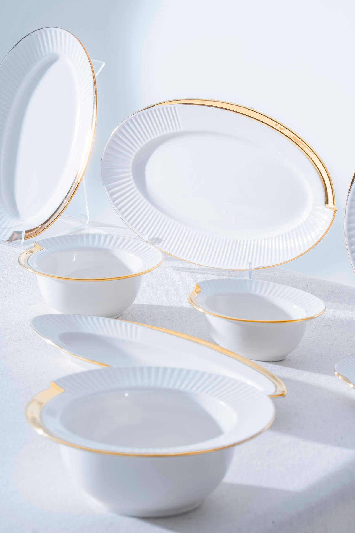 Acar Corine Gold 37 Parça Kahvaltı Takımı  POR-07109