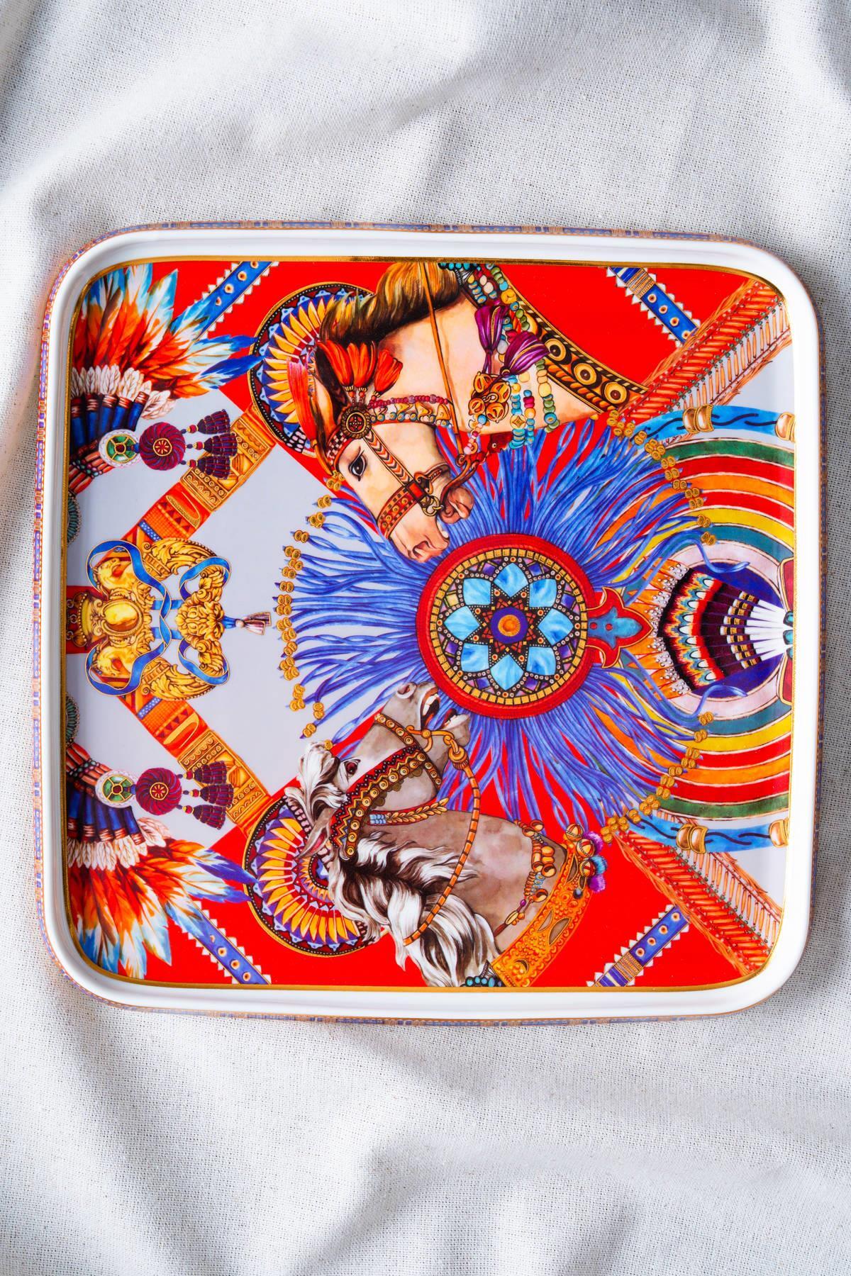 Acar Dream Kare Sunum Tabağı - 29 cm - Kırmızı RYL-07028