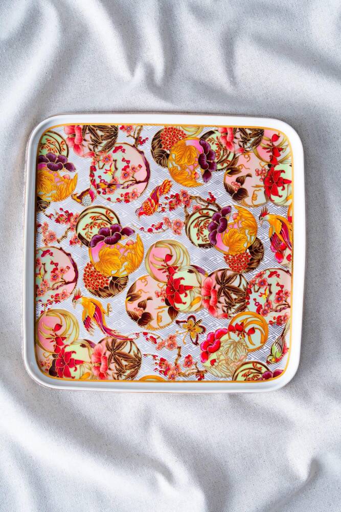 Acar Dream Kare Sunum Tabağı - 29 cm - Mor RYL-07028 Acar Dream Kare Sunum Tabağı - 29 cm - Mor RYL-07028