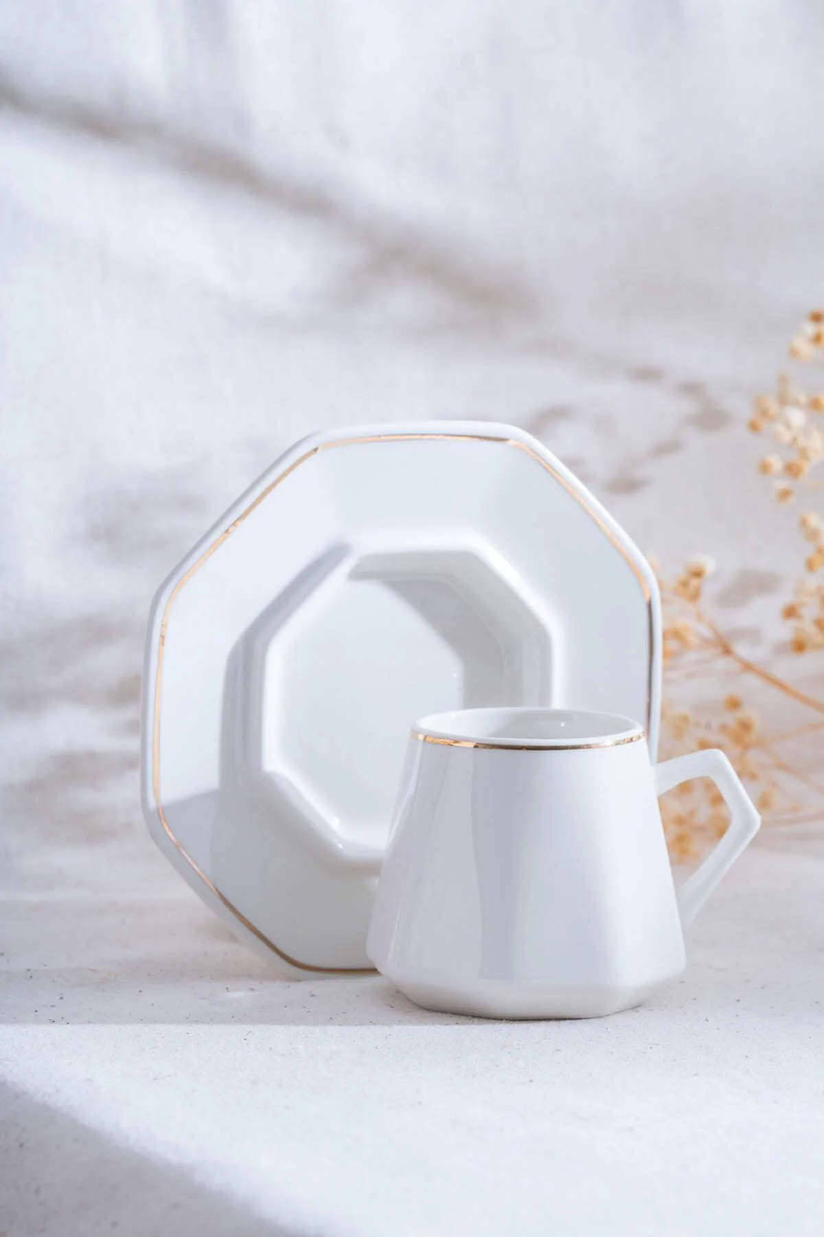 Acar Elera Gold 6 lı Kahve Fincan Takımı  YKG-06613