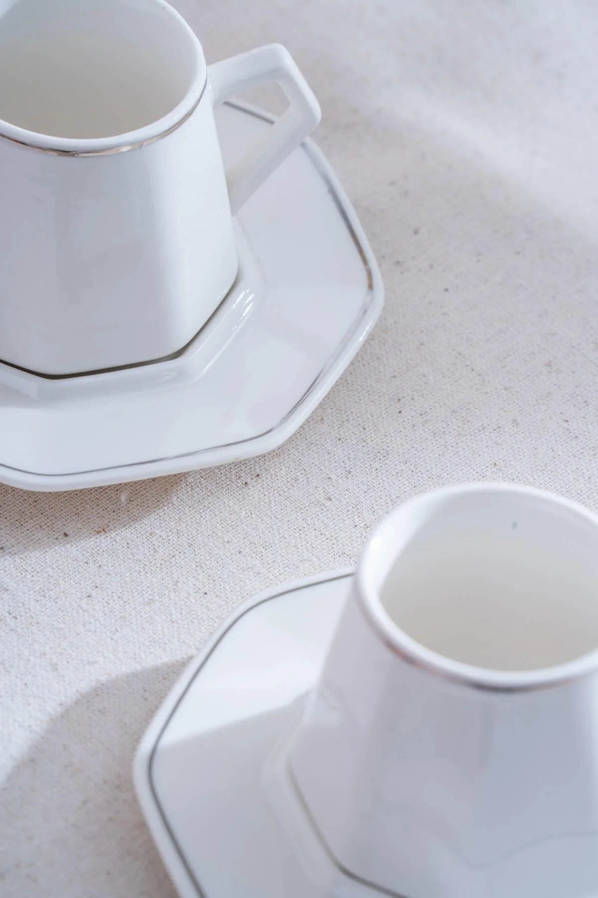 Acar Elera Sılver 6 lı Kahve Fincan Takımı YKG-06614 Acar Elera Sılver 6 lı Kahve Fincan Takımı YKG-06614