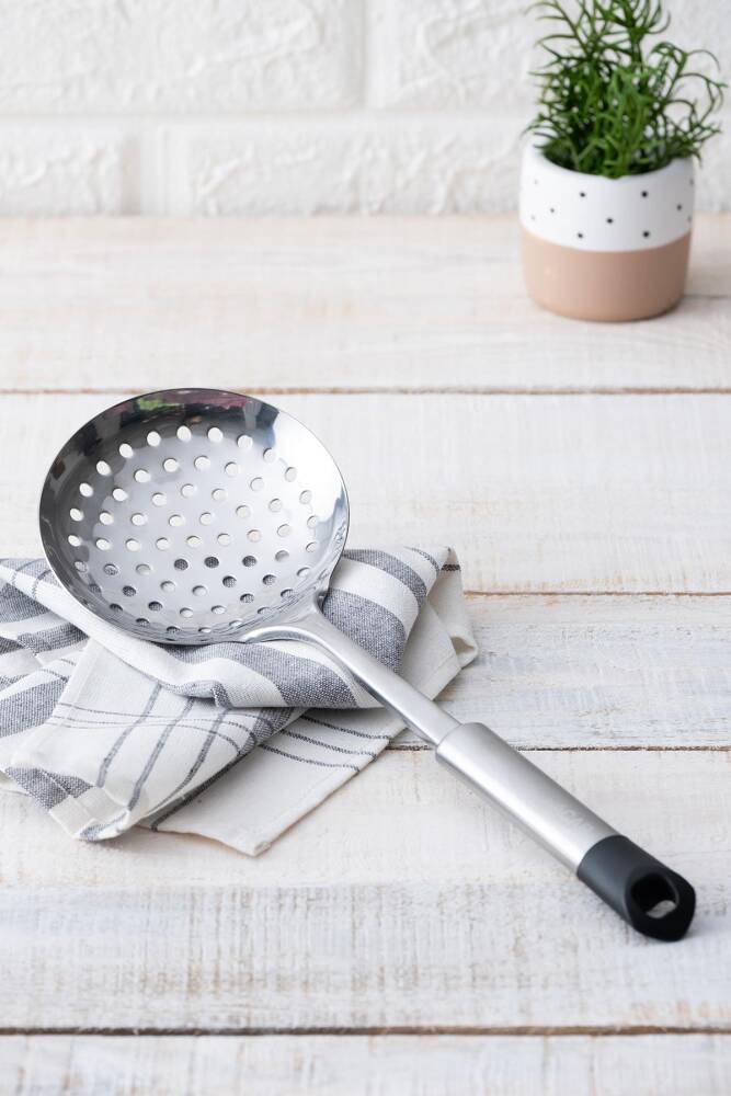 Acar Helix Çelik Kevgir - 35 cm YGJ-06140 Acar Helix Çelik Kevgir - 35 cm YGJ-06140