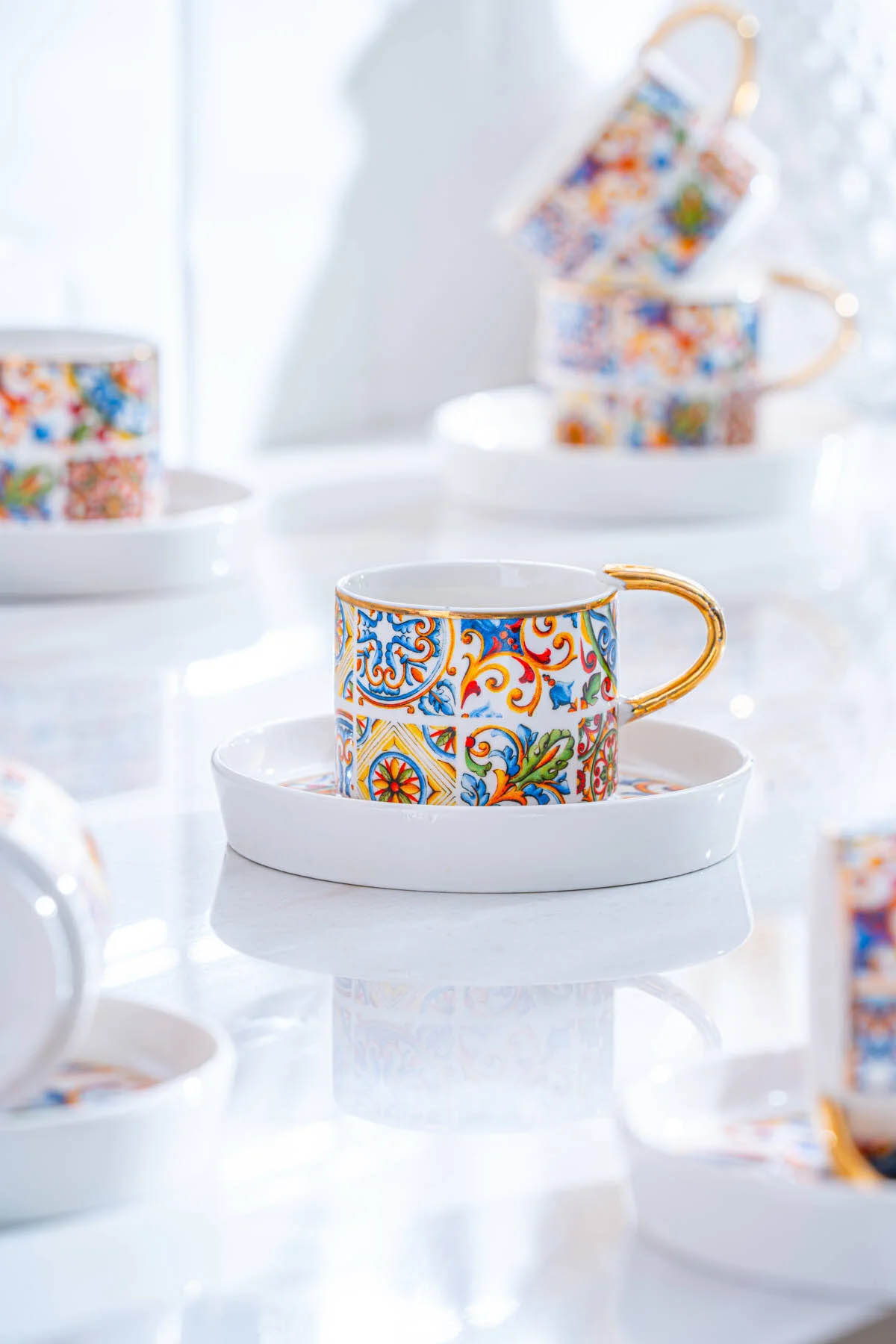 Acar Ingrid 6 lı Kahve Fincan Takımı YKG-05991 Acar Ingrid 6 lı Kahve Fincan Takımı YKG-05991