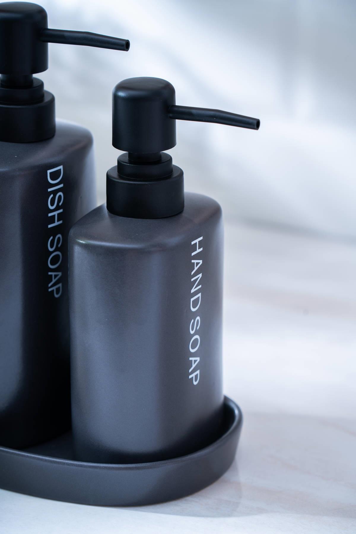 Acar Jardın Dikdörtgen 3’lü Banyo Seti - Siyah SZN-07009 Acar Jardın Dikdörtgen 3’lü Banyo Seti - Siyah SZN-07009