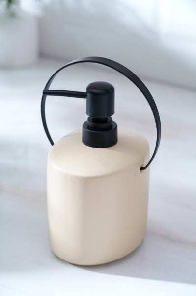 Acar Jardın Kulp Detaylı Sabunluk - Bej SZN-07005 Acar Jardın Kulp Detaylı Sabunluk - Bej SZN-07005