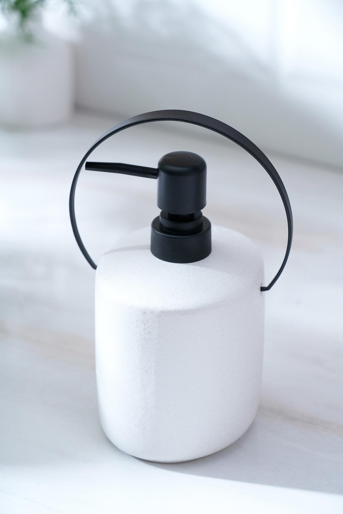 Acar Jardın Kulp Detaylı Sabunluk - Beyaz SZN-07005 Acar Jardın Kulp Detaylı Sabunluk - Beyaz SZN-07005