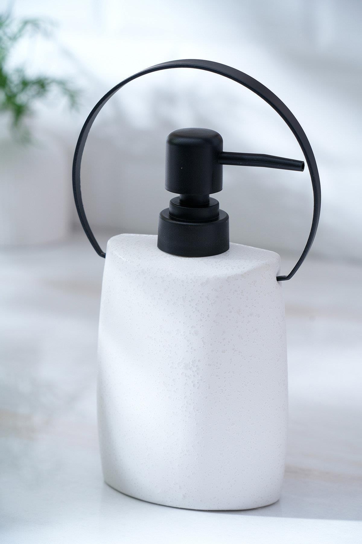 Acar Jardın Kulp Detaylı Seramik Sabunluk - Beyaz SZN-07004 Acar Jardın Kulp Detaylı Seramik Sabunluk - Beyaz SZN-07004