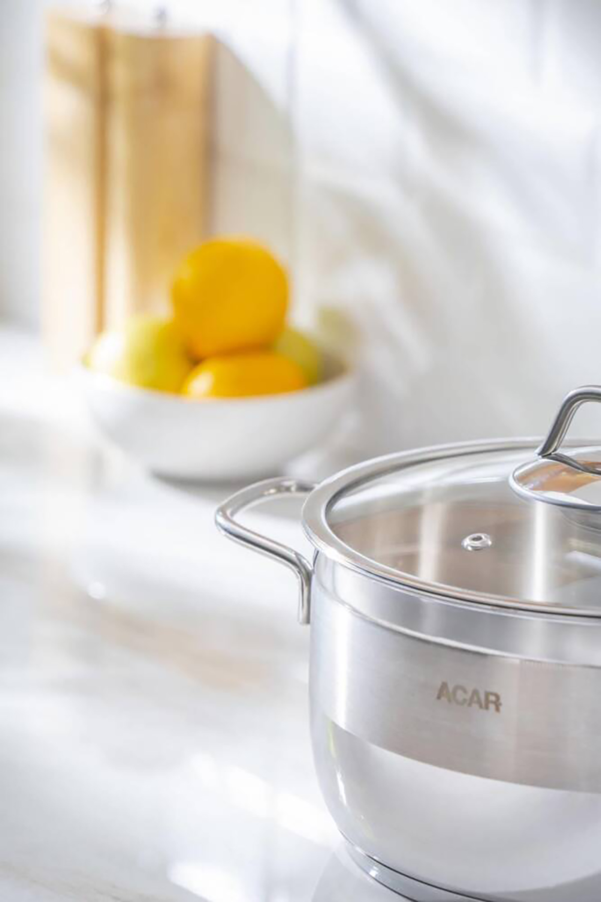 Acar Karat Çelik Derin Tencere - 24 cm 016463