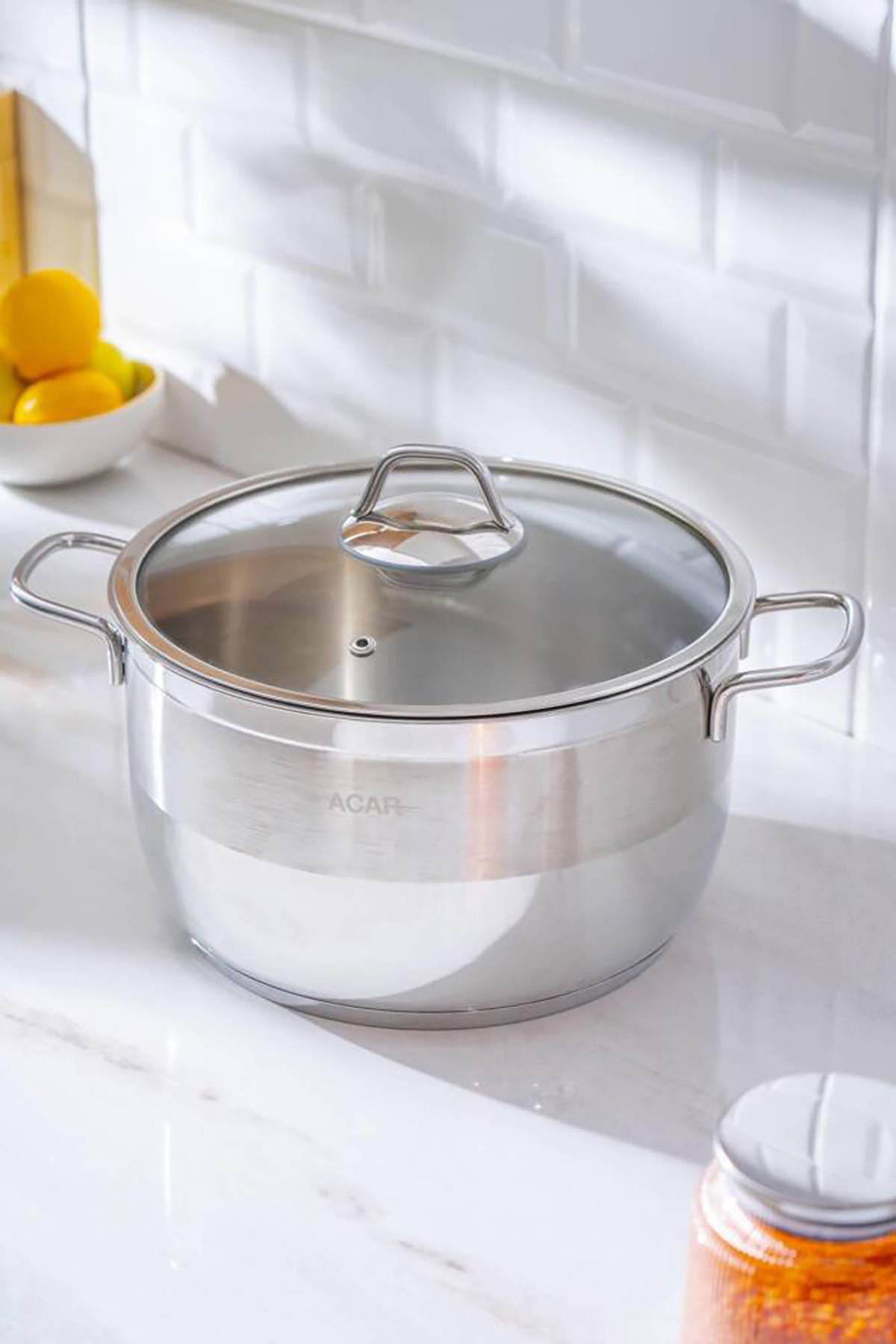 Acar Karat Çelik Derin Tencere - 26 cm 016464 Acar Karat Çelik Derin Tencere - 26 cm 016464