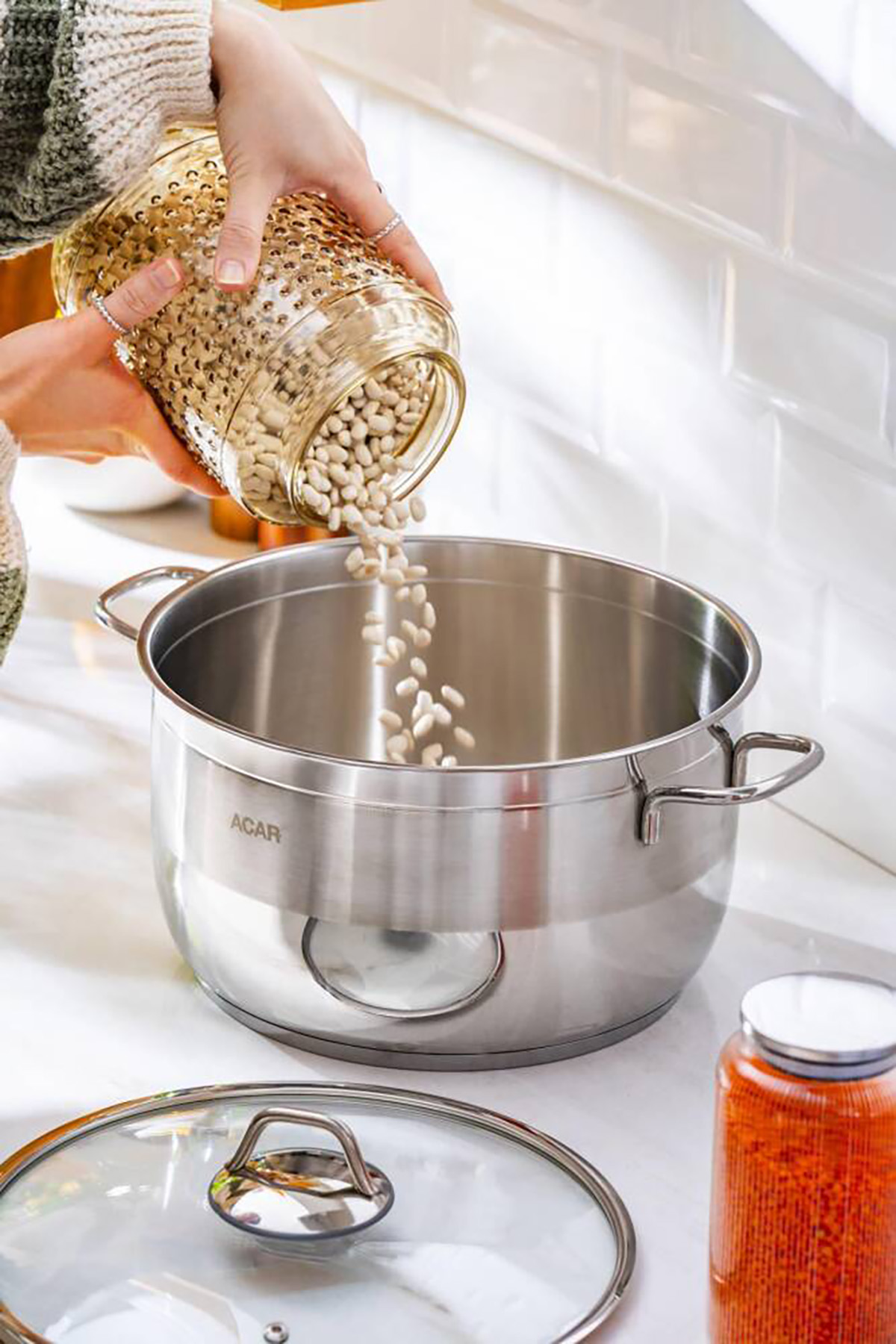 Acar Karat Çelik Derin Tencere - 28 Cm 016465