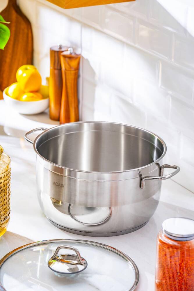 Acar Karat Çelik Derin Tencere - 28 Cm 016465