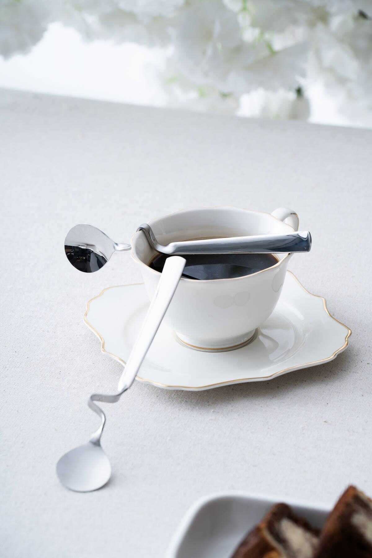 Acar Karat Moon 2 Adet Kavisli Çelik Kaşık - 16 cm YT-07694