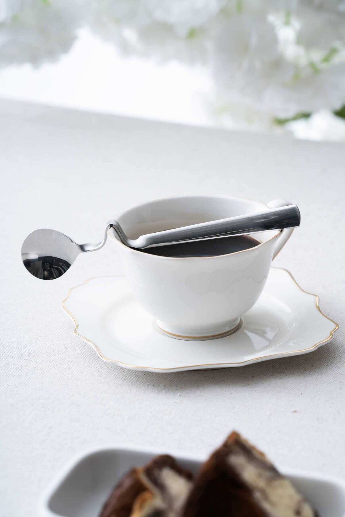 Acar Karat Moon 2 Adet Kavisli Çelik Kaşık - 16 cm YT-07694