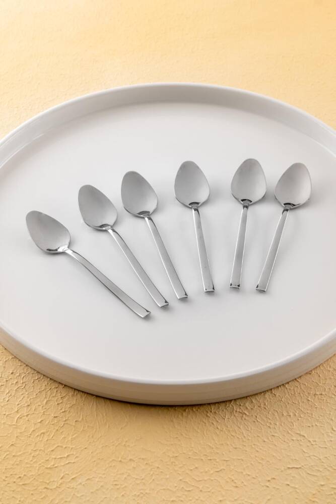 Acar Karat Moon 6 lı Çelik Çay Kaşık Takımı YT-05813