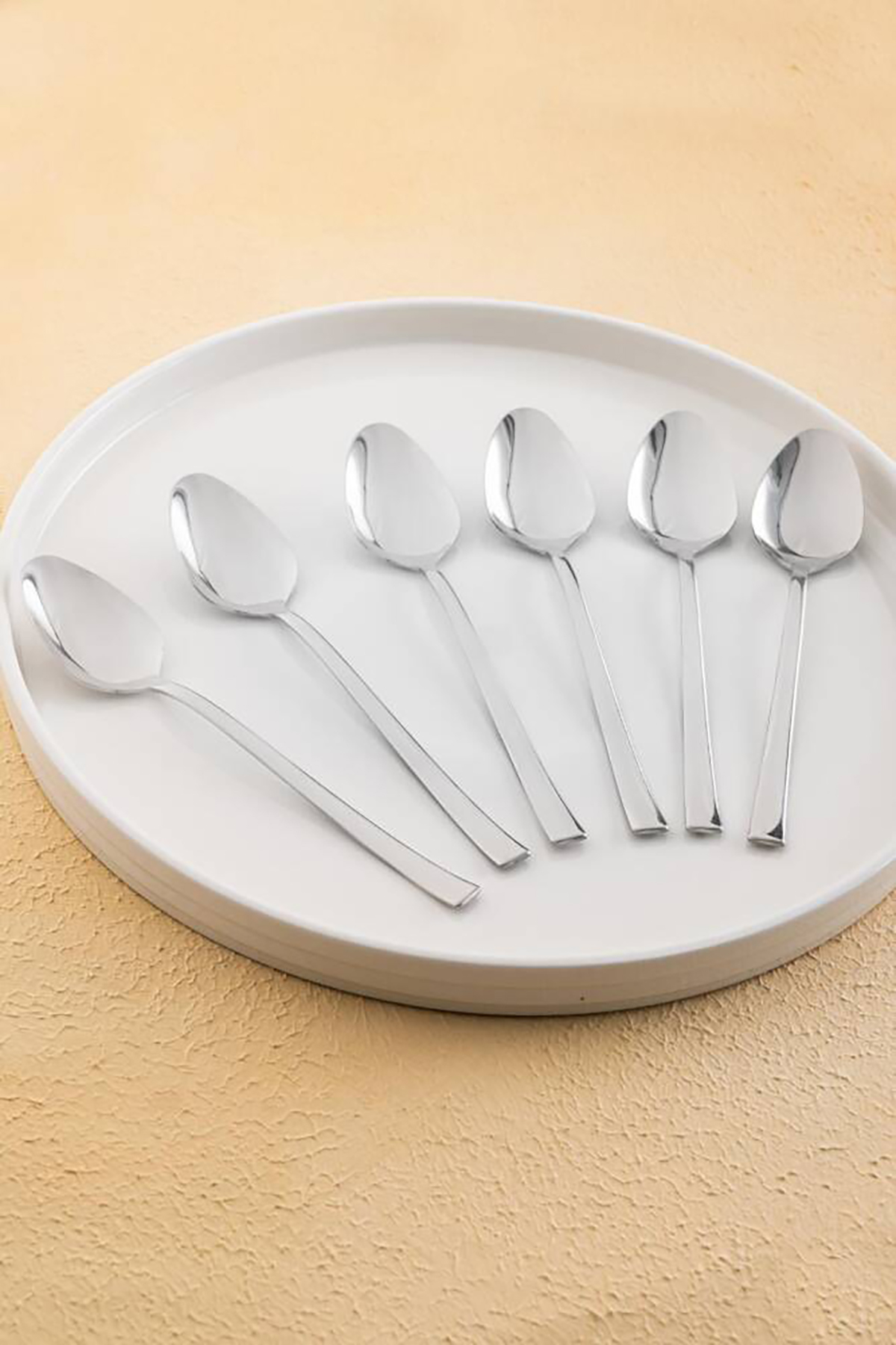 Acar Karat Moon 6 lı Çelik Tatlı Kaşık Takımı YT-05811