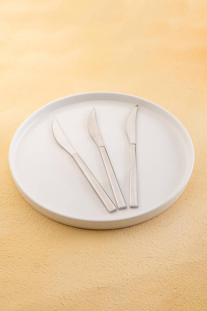 Acar Karat Moon 6 lı Çelik Yemek Bıçak Takımı YT-05810 Acar Karat Moon 6 lı Çelik Yemek Bıçak Takımı YT-05810