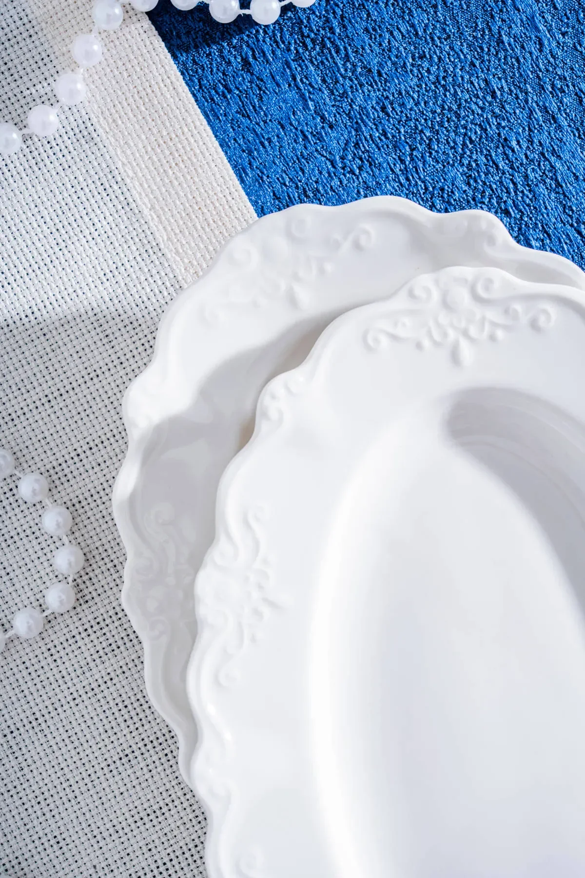 Acar King Oval Kayık Tabak 20 cm POR-07237